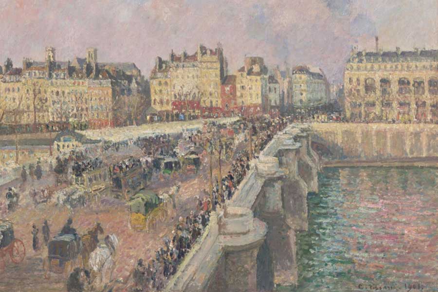 Painting by Camille Pissarro