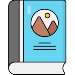 Icon showing wilderness book