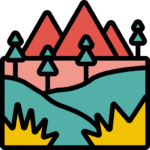 Icon showing wilderness